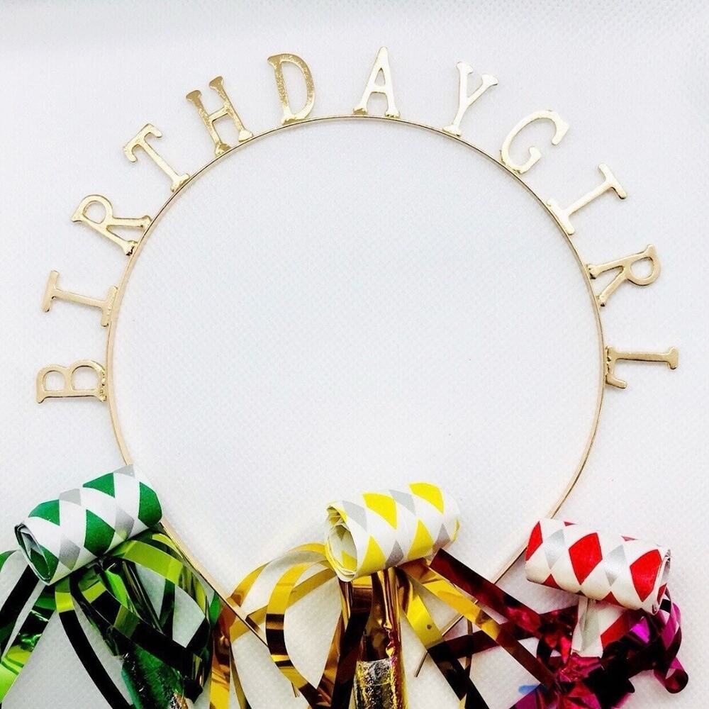 Bundle 3/$10 LAST CHANCE! "Birthday Girl" Headband Tiara Crown Party Favor